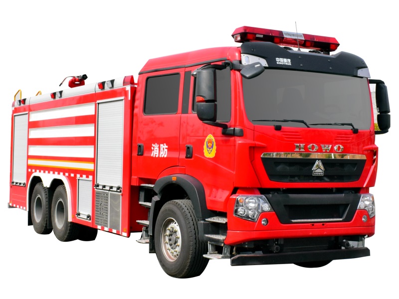 HOWO 12T water tank fire truck