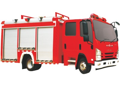 ISUZU 3.5T water tank fire truck