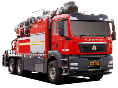 汕德卡3000m³/h垂直供排水抢险车