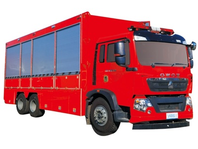 汕德卡6000m³/h大流量排水抢险车